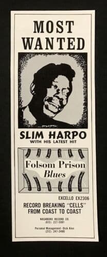 Poster art referencing Folsom Prison Blues