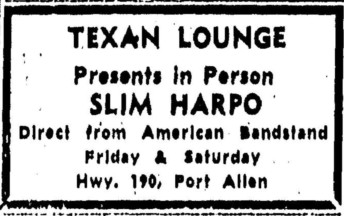 Texan Lounge personal appearance poster