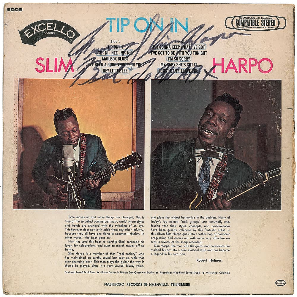 Back cover artwork for Tip On In